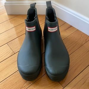 Hunter Olive Green Boots